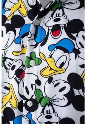 Camisa De Mickey Mouse Multicolor Manga Corta Género Neutro M