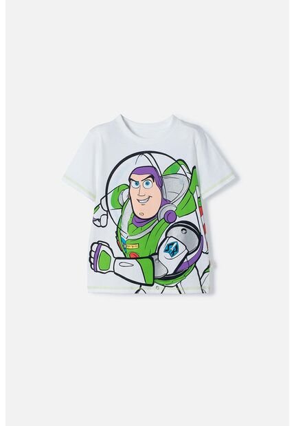 Camiseta De Toy Story Manga Corta Blanco Para Niño 3T A 6T 4T