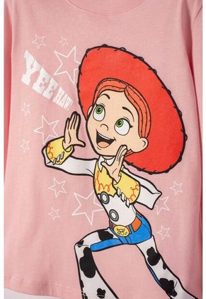 Camiseta De Toy Story Manga Larga Rosada Para Niña 3T A 6T 5T