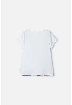 Camiseta De Princesas Disney Blanca Manga Corta Para Niña 6