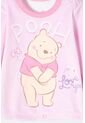 Pijama De Winnie The Pooh Multicolor Para Bebé Niña 6-9 de Disney