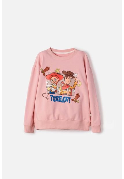 Buzo De Toy Story Cerrado Palo De Rosa Para Niña 6