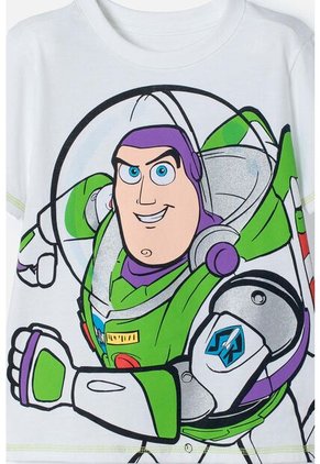 Camiseta De Toy Story Manga Corta Blanco Para Niño 3T A 6T 4T