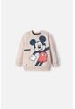 Buzo De Mickey Mouse Caqui Estampado En Frente Para Bebé Niño 9-12 de Disney