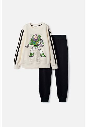 Conjunto De Toy Story Con Jogger Marfil Y Negro Para Niño 10 Disney