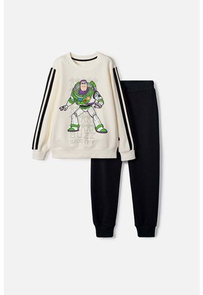 Conjunto De Toy Story Con Jogger Marfil Y Negro Para Niño 10