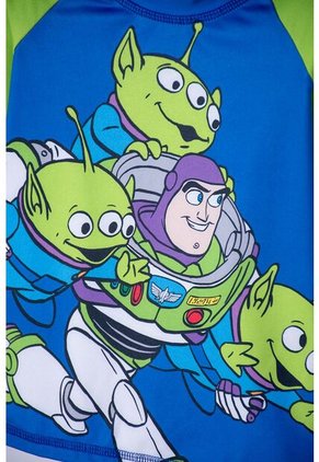 Conjunto De Baño De Toy Story Manga Larga Azul Y Verde Para Niño 3T A 6T 3T