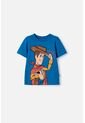 Camiseta De Toy Story Manga Corta Azul Para Niño 2T A 6T 5T de Disney