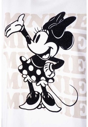 Camiseta De Minnie Mouse Regular Fit Para Mujer XS