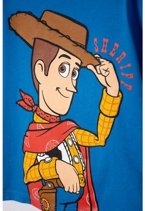 Camiseta De Toy Story Manga Corta Azul Para Niño 2T A 6T 5T