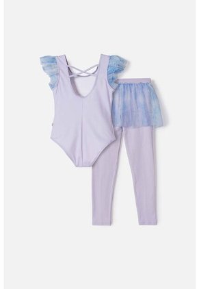 Conjunto De Frozen Pantalón Largo Multicolor Para Niña 6