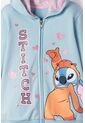 Buzo De Stitch Y Capybara Con Cierre Azul Para Niña 2T A 6T 4T de Disney