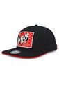 GORRA MINNIE MOUSE DISNEY ORIGINAL PLANA NEGRO/ROJO OC CAPS de Disney
