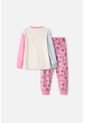Pijama De Stitch Y Capybara Pantalón Largo Rosado Para Niña 2T A 6T 2T de Disney