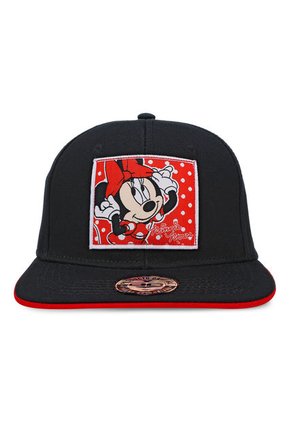 GORRA MINNIE MOUSE DISNEY ORIGINAL PLANA NEGRO/ROJO OC CAPS