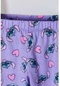 Pijama De Stitch Multicolor De Manga Corta Para Niña 2T A 5T 3T de Disney