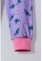 Pijama De Stitch Multicolor De Manga Corta Para Niña 2T A 5T 3T de Disney