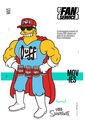 Camiseta De Los Simpson Regular Fit Para Hombre S de Disney