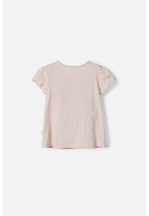 Camiseta De Minnie Mouse Manga Corta Rosado Para Niña 2T A 5T 3T