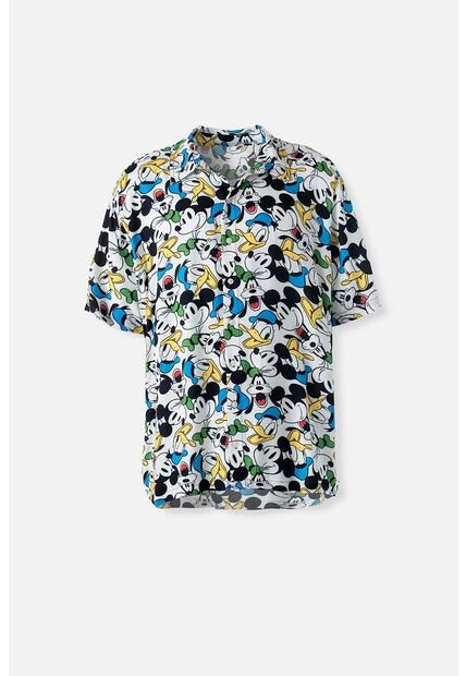 Camisa De Mickey Mouse Multicolor Manga Corta Género Neutro XS