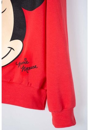 Buzo De Minnie Mouse Estampado Rojo Para Niña 12