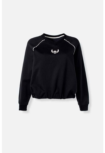 Buzo De Lilo & Stitch Oversized Fit Para Mujer