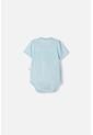 Body De Dumbo Manga Corta Azul Para Bebé Niña 6-9 de Disney