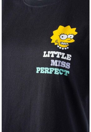 Camiseta De Los Simpsons Regular Fit Para Mujer XS