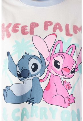 Camiseta De Stitch Regular Fit Para Mujer S