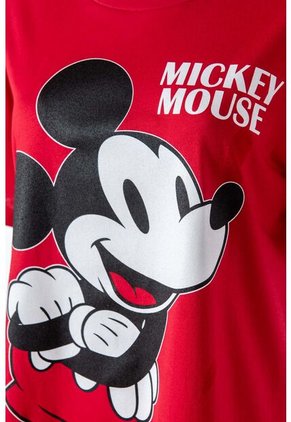 Pijama De Mickey Mouse Tipo Batola Roja Para Mujer XS