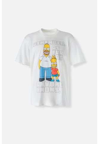 Camiseta De Los Simpson Regular Fit Para Hombre XS Disney