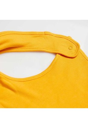 Dúo Baberos De Winnie The Pooh Con Broche Ajustable Amarillo Para Bebé Niña U