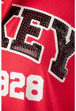 Buzo De Mickey Mouse Cerrado Rojo Para Mujer XS