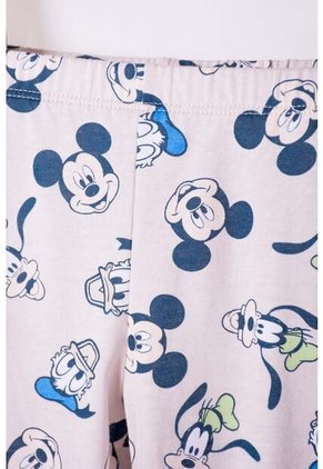 Pijama De Mickey Mouse Azul Y Marfil Oscuro De Pantalón Largo Para Niño 2T A 5T 4T