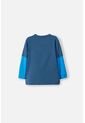Camiseta De Mickey Mouse Azul Manga Larga Para Niño 2T A 5T 3T de Disney