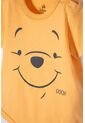 Body De Winnie The Pooh Manga Corta Mostaza Para Bebé Niña 3-6 de Disney