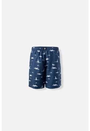 Pantaloneta De Baño De Los Simpson Con Cordón Azul Para Hombre XS
