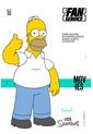 Pantaloneta De Baño De Los Simpson Con Cordón Azul Para Hombre XS de Disney