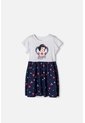 Vestido De Blancanieves Blanco Y Azul De Manga Corta Con Bolero Para Niña 4 de Disney