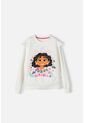 Buzo De Encanto Con Cuello Redondo Blanco Para Niña 8 de Disney