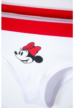 Pack X2 Panties De Minnie Mouse Blanca Y Multicolor Para Mujer L