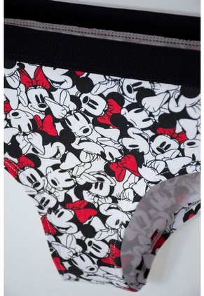 Pack X2 Panties De Minnie Mouse Blanca Y Multicolor Para Mujer L