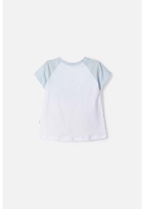 Camiseta De Stitch Manga Corta Blanco Para Niña 2T A  5T 5T
