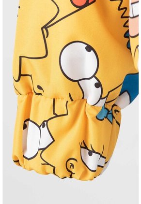 Chaqueta De Los Simpson Amarilla Con Capucha Para Mujer M