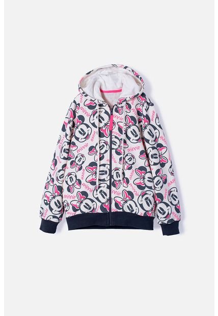 Buzo De Minnie Mouse Con Capucha Multicolor Para Niña 6