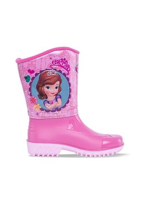 Botas De Lluvia Sofia Hannia Fucsia Para Niña Disney