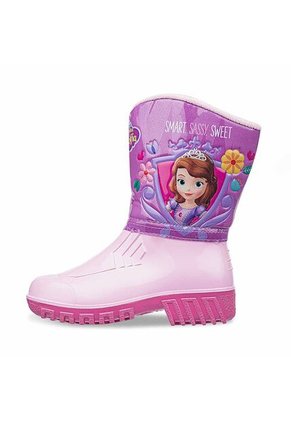 Botas De Lluvia Sofia Rayza Rosa Para Niña Disney