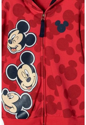Buzo De Mickey Mouse Con Capucha Rojo Para Niño 2T A 6T 4T