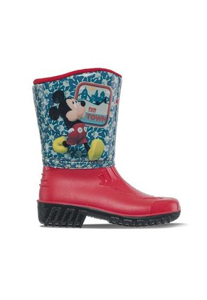 Botas De Lluvia Mickey Osama Rojo Para Niño Disney