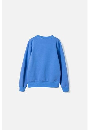 Buzo De La Sirenita Cuello Redondo Azul  Para Niña 10